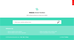 Desktop Screenshot of listversionnumbers.com