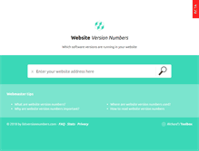 Tablet Screenshot of listversionnumbers.com